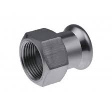 Соединитель с внутренней резьбой press Inox - 18 x Rp3/4   R 2702 611644.0(6190448) KAN-Therm