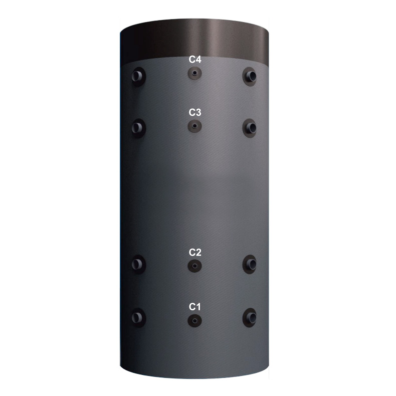 Теплоаккумулятор без теплообменника Huch EnTEC,  600 л с изоляцией RBA-10600